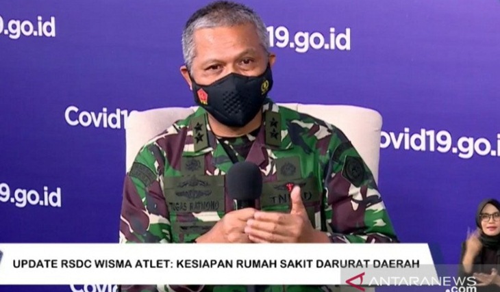 582 Tenaga Kesehatan RSD Wisma Atlet Sudah Divaksin