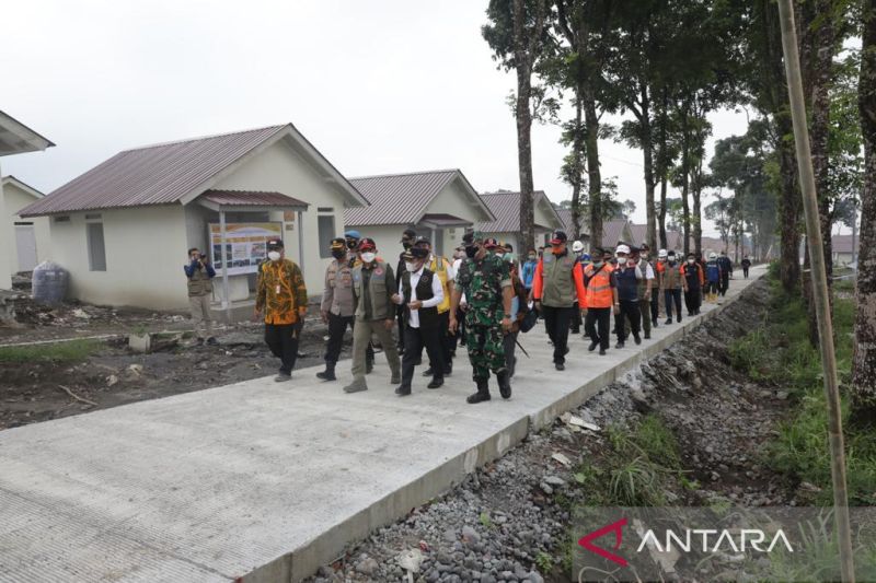 Sebagian Huntap dan Huntara Korban Semeru Ditargetkan Rampung Sebelum Lebaran