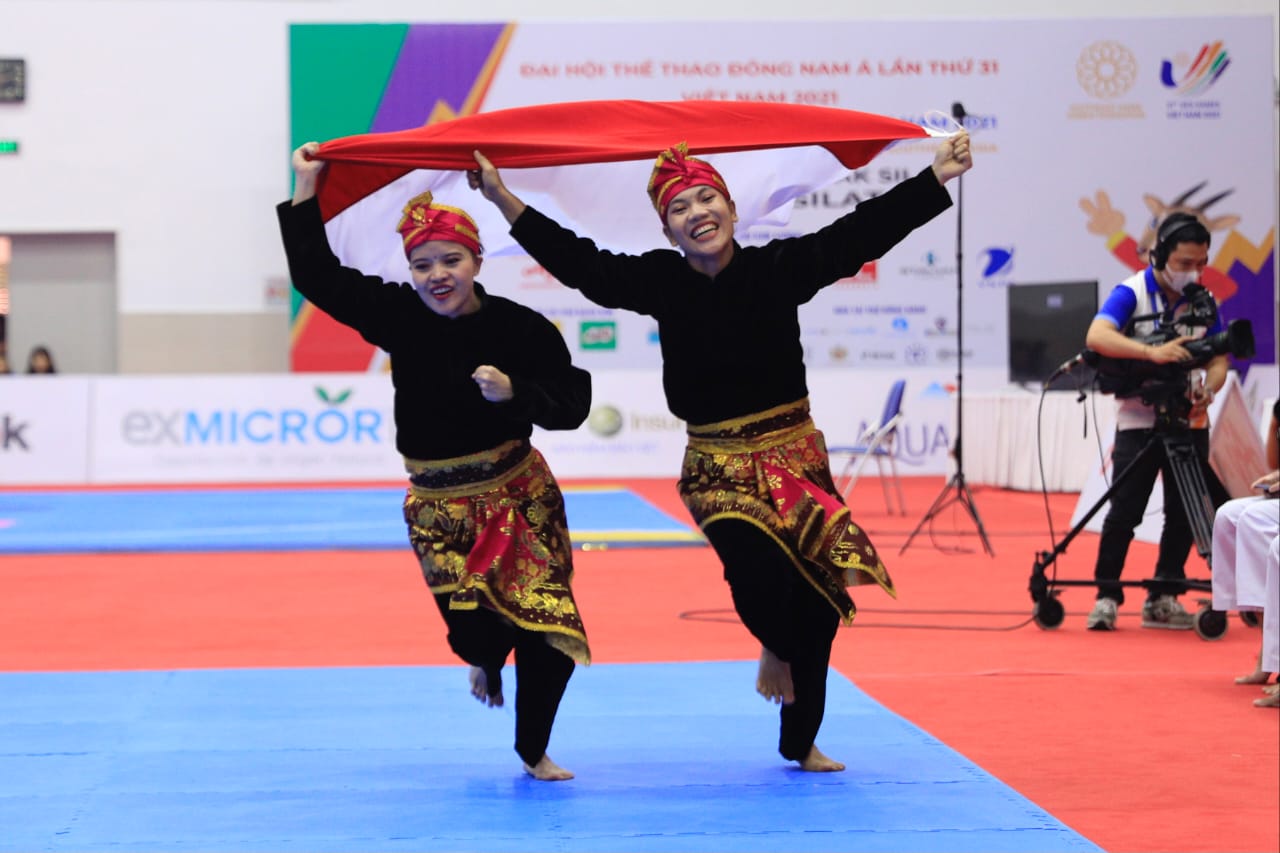 Ganda Putri Pencak Silat Sumbang Medali Emas SEA Games 2021