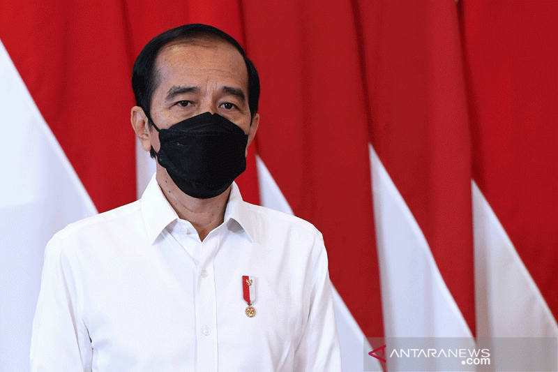 Presiden Joko Widodo menghadiri acara peresmian pembukaan Musyawarah Perencanaan Pembangunan Nasional (Musrenbangnas) Tahun 2021 di Istana Negara, Jakarta, Selasa (4/5/2021). Dalam arahannya, Presiden mendorong perencanaan yang adaptif dan manfaatkan Iptek. ANTARA FOTO/BPMI Setpres/Lukas