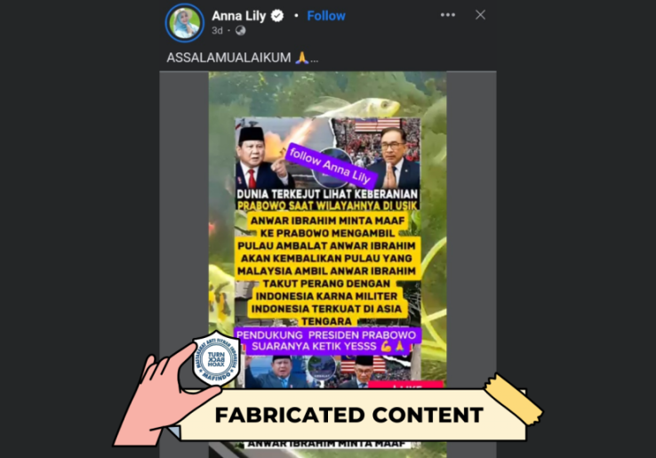 [HOAKS atau FAKTA] : Takut Terjadi Perang, Malaysia Minta Maaf dan Kembalikan Blok Ambalat ke Indonesia
