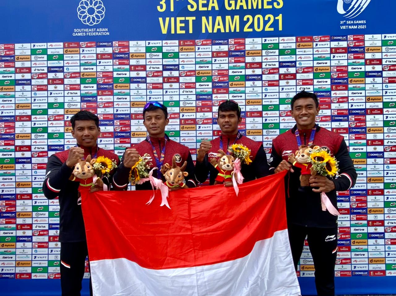 Kuartet Indonesia Raih Medali Emas dari Cabor Kano-Kayak