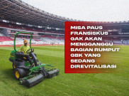 Misa Paus Fransiskus Gak Akan Menggangu Bagian Rumput GBK yang Sedang Direvitalisasi