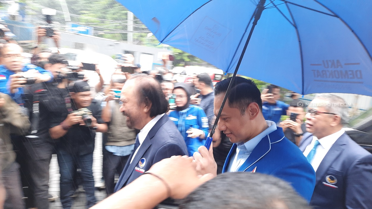 Pertemuan Surya Paloh- AHY Perkuat Koalisi Perubahan