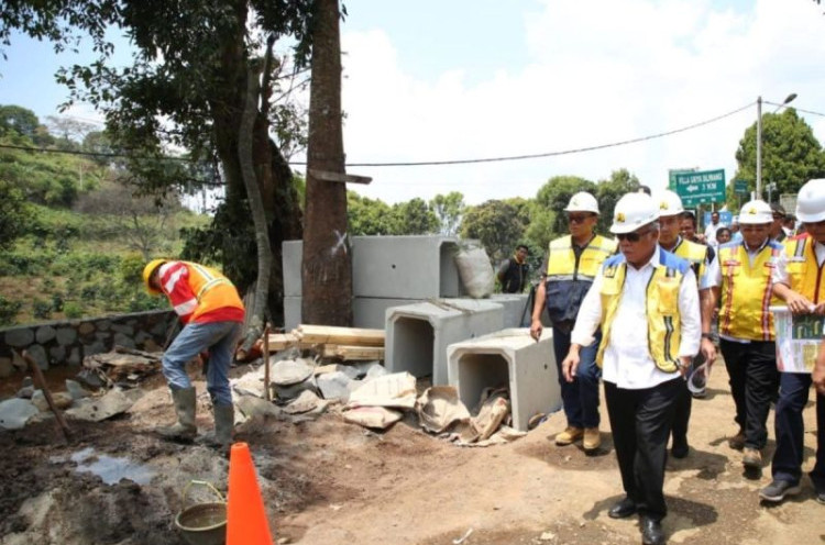 Kementerian PUPR Perbaiki dan Perlebar Jalan Alternatif Puncak Bogor