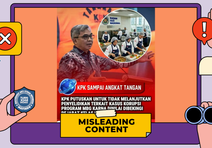 [HOAKS atau FAKTA]: KPK Hentikan Kasus Korupsi MBG karena Dibekingi Pejabat