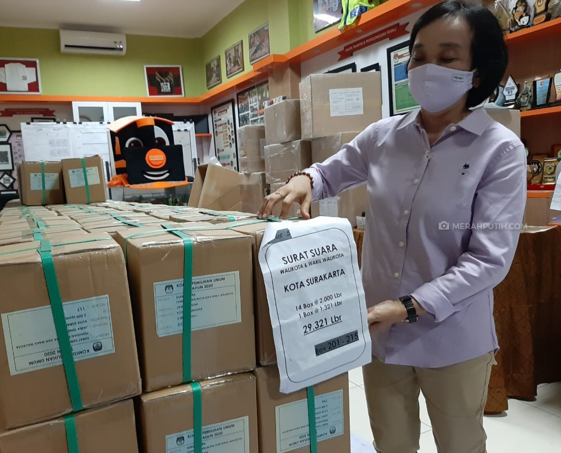 8.237 Surat Suara Pilwakot Solo Dinyatakan Rusak