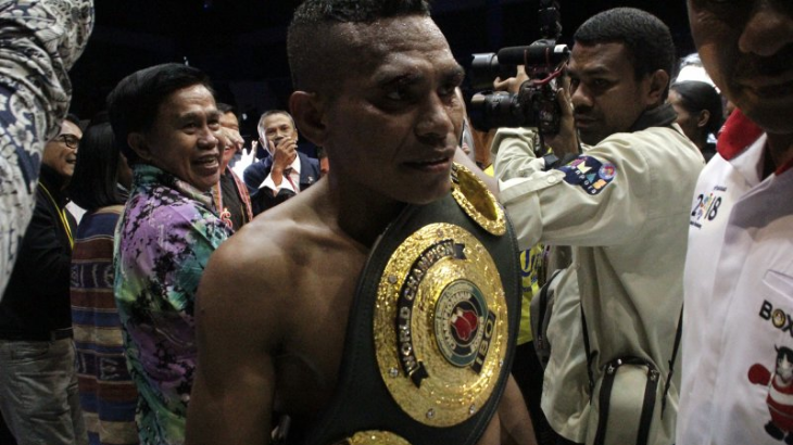 Kata Tibo Monabesa Usai Raih Juara Dunia International Boxing Organization
