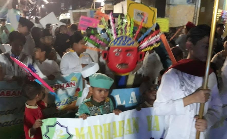 Pawai Pendukung Jokowi dan Prabowo