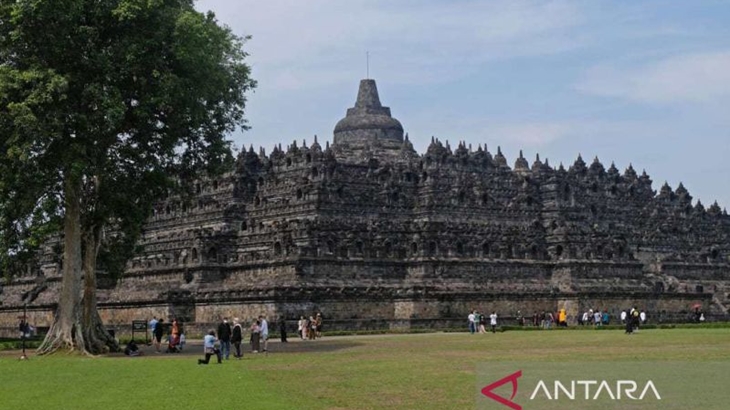 Candi Borobudur Tertutup bagi Wisatawan saat Kunjungan Presiden Jerman