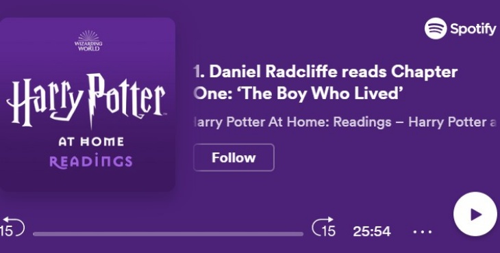 Daniel Radcliffe Siap Bacakan Buku 'Harry Potter and The Philosopher's Stone' Untukmu