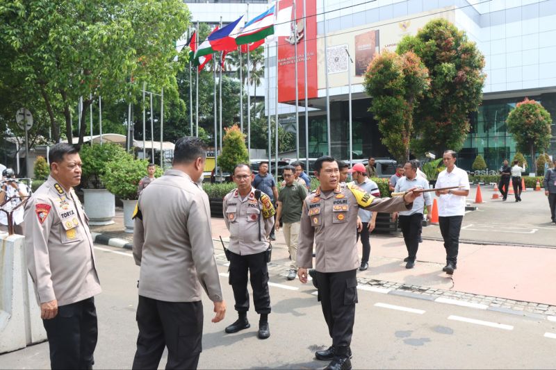 1.233 Personel Gabungan Diturunkan untuk Amankan Sidang PHPU 