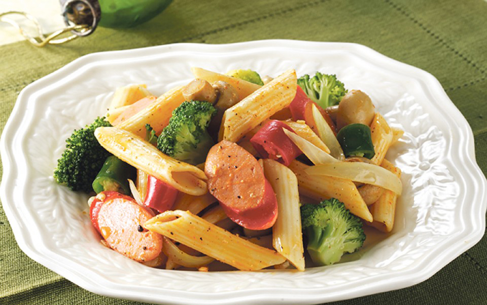 Pasta Penne Tumis Jamur Pas Enaknya