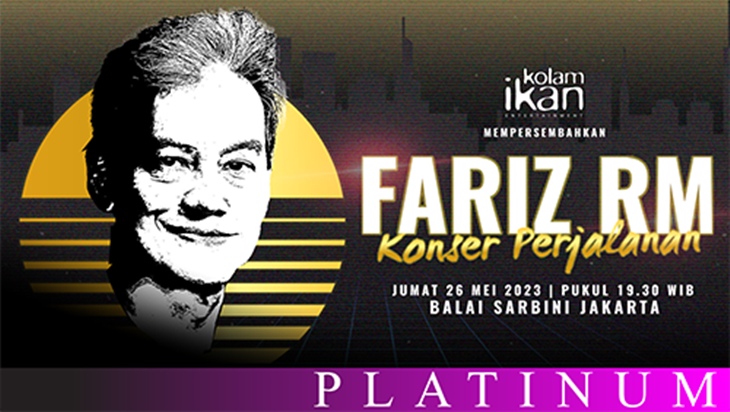 Fariz RM Gelar 'Konser Perjalanan 45 Tahun Dedikasi Musikal'