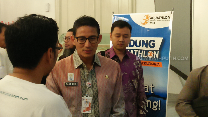 Wakil Gubernur DKI Jakarta Sandiaga Salahuddin Uno. (MP/Asropih)