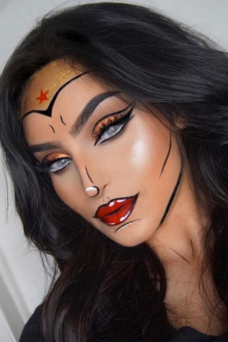 Wonder woman pop art . (Foto Instagram/Rahmanbeauty)