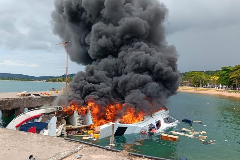 Polisi Periksa 9 Orang Terkait Ledakan Speedboat Berujung Meninggalnya Benny laos
