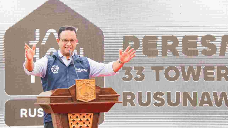 Anies Sebut Bangun 33 Tower Rusunawa Merupakan Janji Politiknya