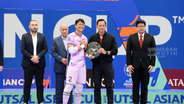 Kiper Timnas Futsal Indonesia Ahmad Habibie Raih Best Goalkeeper AFC Futsal Asian Cup 2026 