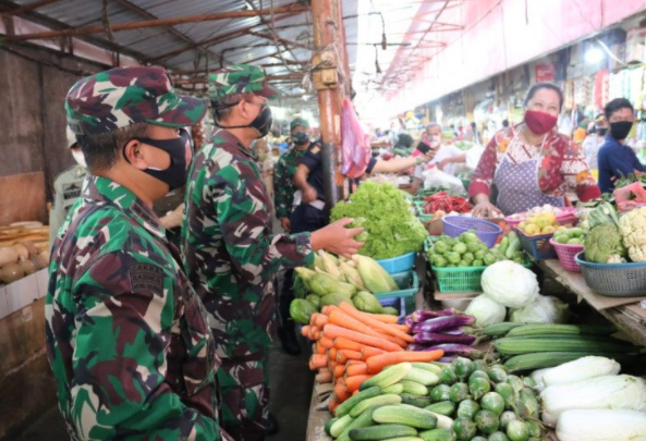 Awasi Protokol Kesehatan, Anggota TNI di Lapangan Diingatkan Jaga Kesehatan