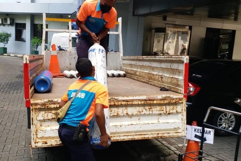 Polda Metro Pastikan Stok Tabung Oksigen Aman