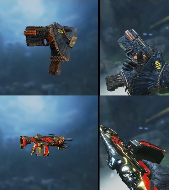 Dua 'skin' senjata legendaris yang diberikan selama acara 'Fight or Fright' (Foto: Apex Legends)