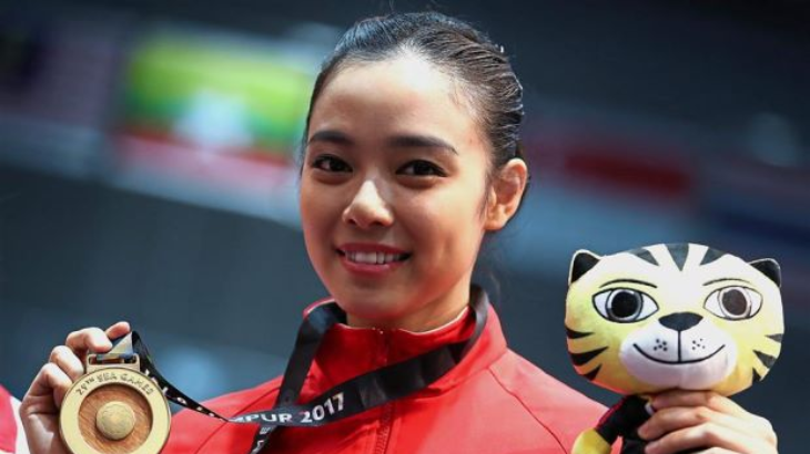Lindswell Kwok Pertahankan Gelar Juara Dunia Wushu