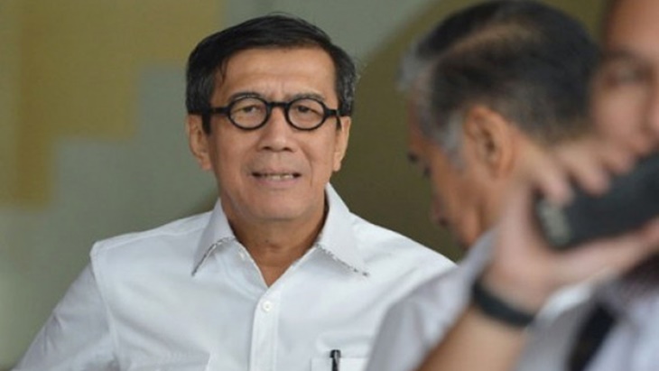 Menteri Hukum dan HAM, Yasonna Laoly. (ANTARAnews/tss)