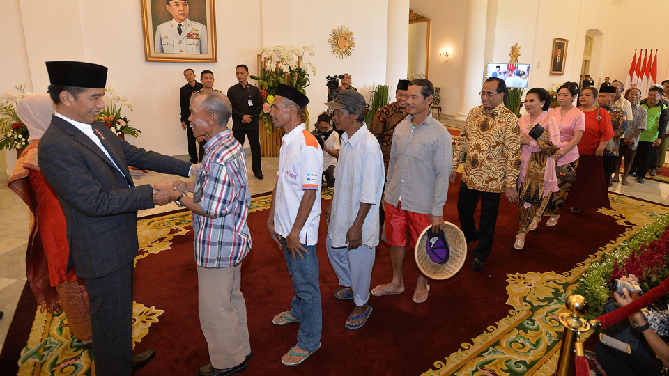 Presiden Joko Widodo Silaturahmi Lebaran Dengan Masyarakat