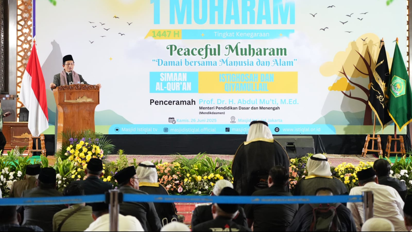 Maknai Tahun Baru Islam, Menag Tekankan bukan sekadar Seremoni, Harus Jadi Titik Balik Perubahan ke Pribadi yang Baik