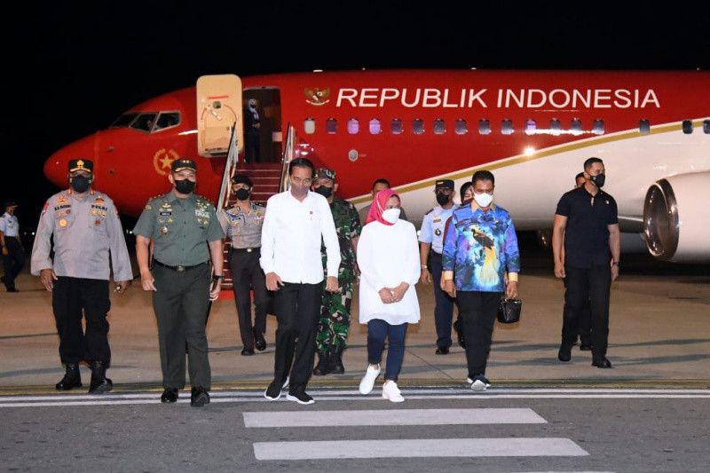 Presiden Jokowi Bermalam di Kabupaten Jayapura