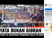 [HOAKS atau FAKTA]: Bukan Gibran, Tapi Erick Tohir yang Dampingi Prabowo di Pilpres