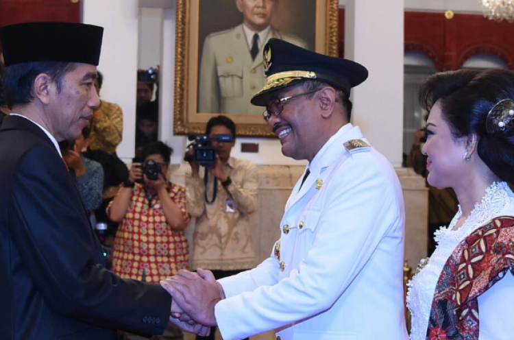 Presiden Jokowi Lantik Djarot Saiful Hidayat Sebagai Gubernur DKI Jakarta