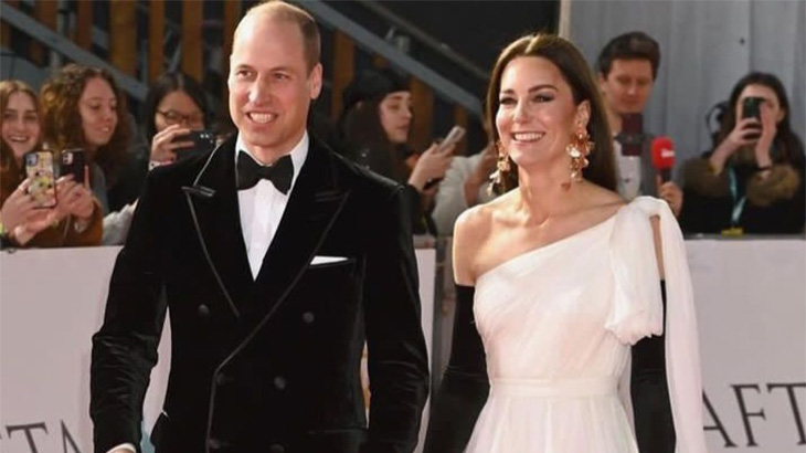 Tampilan Monokrom ala Kate Middleton di BAFTA 2023