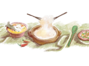 Google Tampilkan Papeda sebagai Doodle