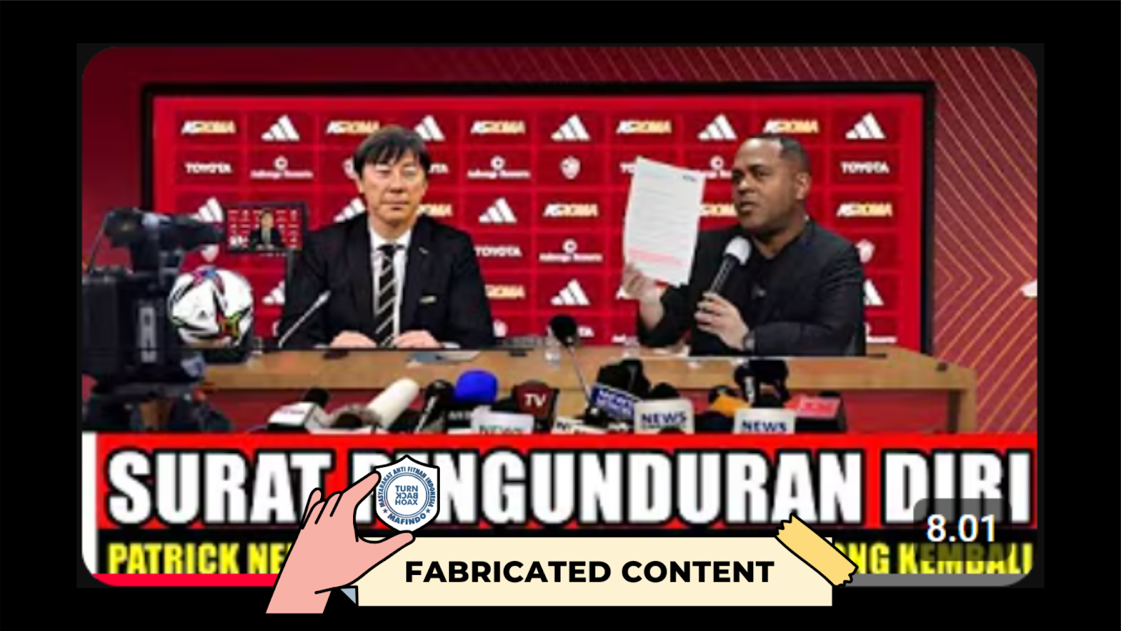 [HOAKS atau FAKTA] : Demi Shin Tae-yong Kembali, Patrick Kluivert Mundur dari Kursi Pelatih Timnas Indonesia