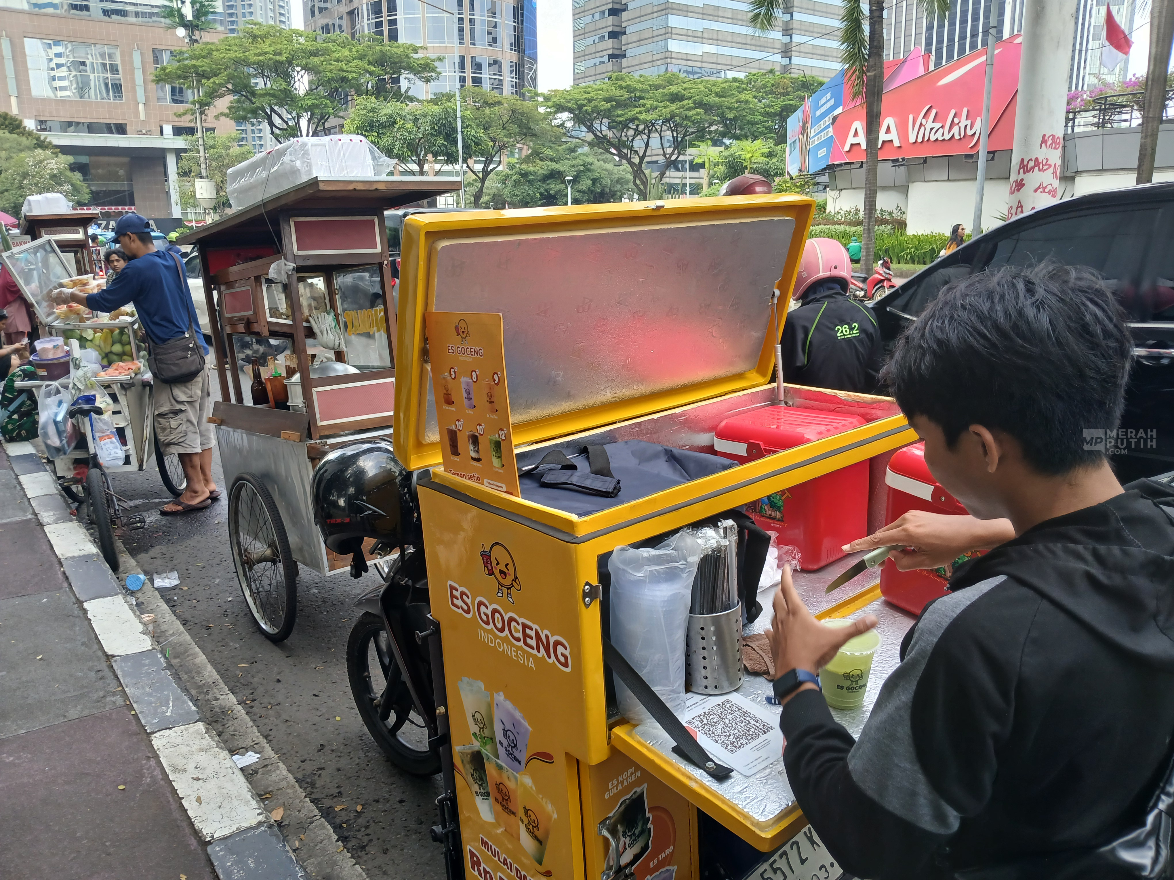 Suasana CFD Jakarta Pasca-Demo Ternyata Lowong, Pedagang Keluhkan Tak Ada Pembeli