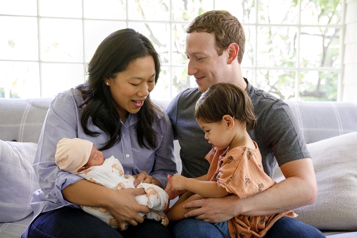 Sambut Anak Kedua, Zuckerberg Posting Surat