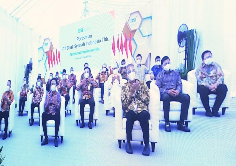 Peresmian Bank Syariah Indonesia. (Foto: Sekretariat Presiden)