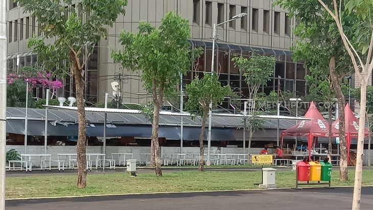 Kawasan kuliner Thamrin 10. (Foto: MP/Asropih)
