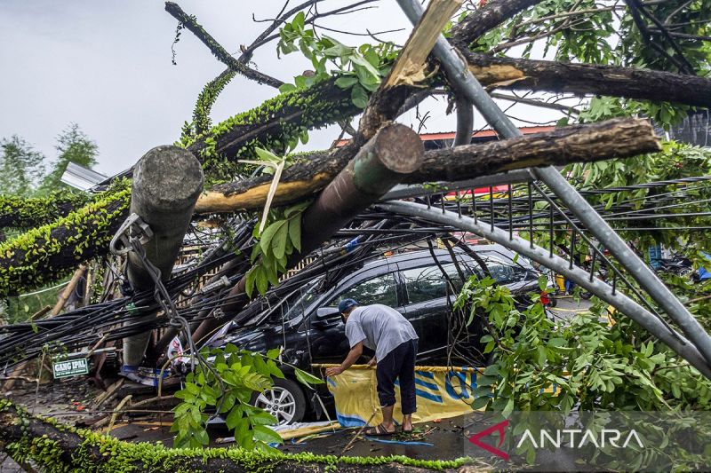 Angin Kencang Terjang Kabupaten Lebak, 56 Rumah Rusak Tanpa Korban Jiwa