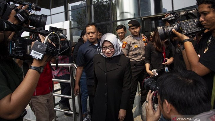 KPK Setorkan Cicilan Uang Pengganti Eni Maulani Saragih ke Kas Negara