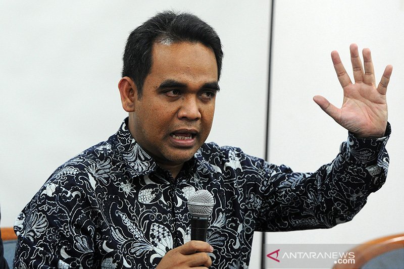 Ketua Fraksi Partai Gerindra DPR RI Ahmad Muzani FOTO ANTARA/Andika Wahyu/aa.