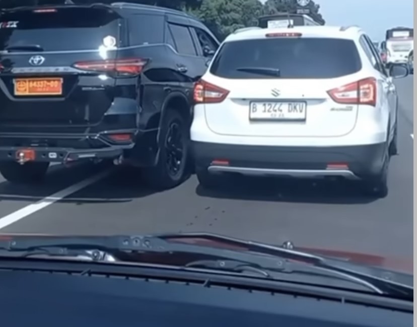 Pengemudi Fortuner Arogan Pakai Pelat Palsu TNI Ditangkap di Cempaka Putih