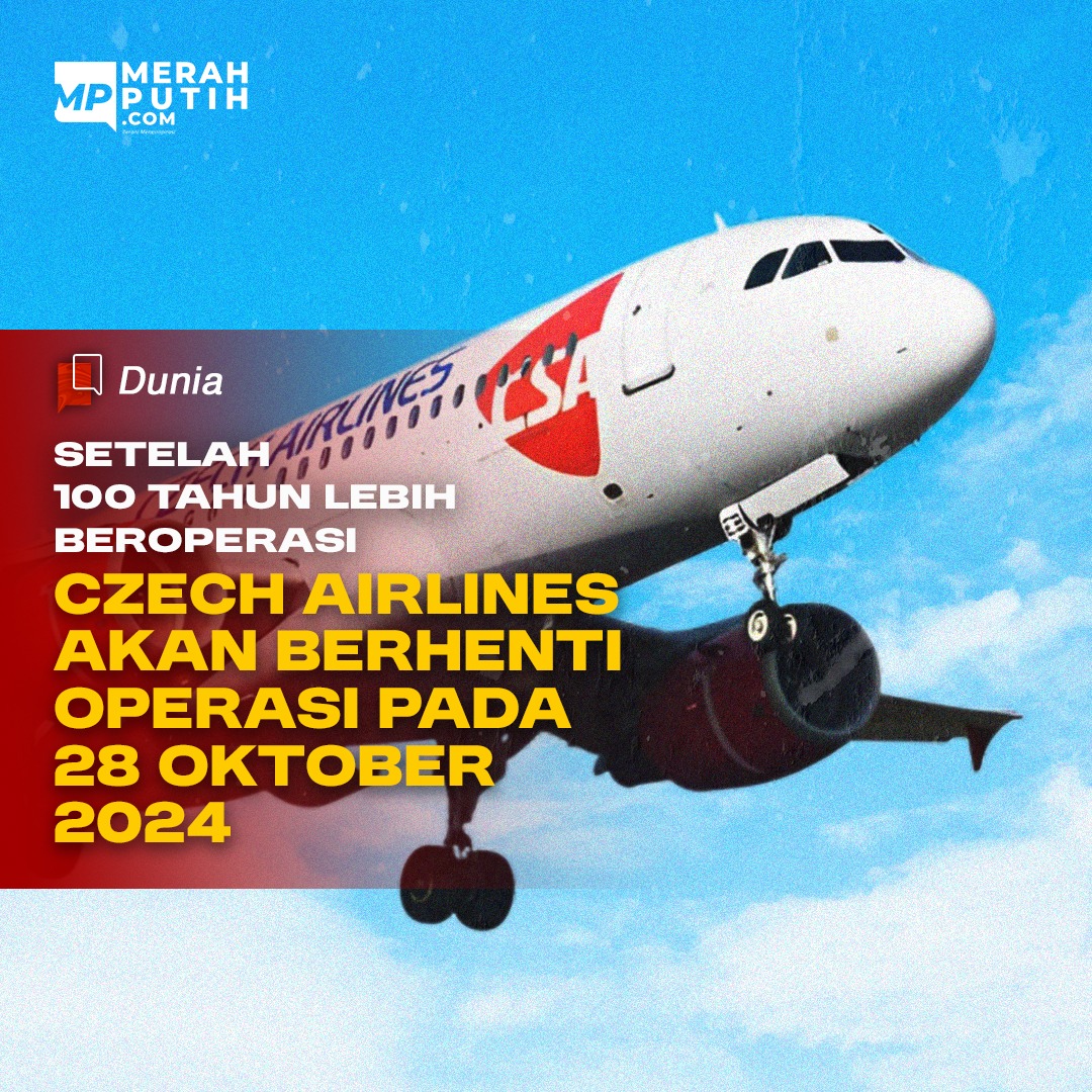 Setelah 100 Tahun Lebih Beroperasi, Czech Airlines Akan Berhenti Operasi pada 28 Oktober 2024