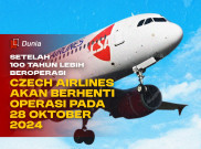 Setelah 100 Tahun Lebih Beroperasi, Czech Airlines Akan Berhenti Operasi pada 28 Oktober 2024
