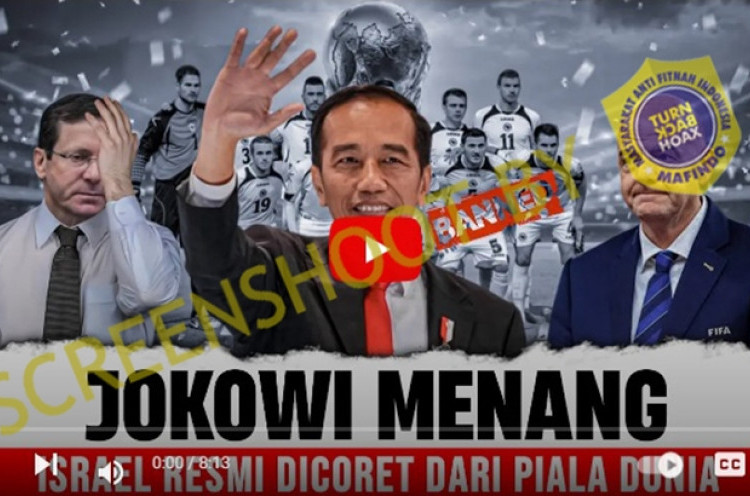 [HOAKS atau FAKTA]: Jokowi Coret Israel dari Piala Dunia U-20