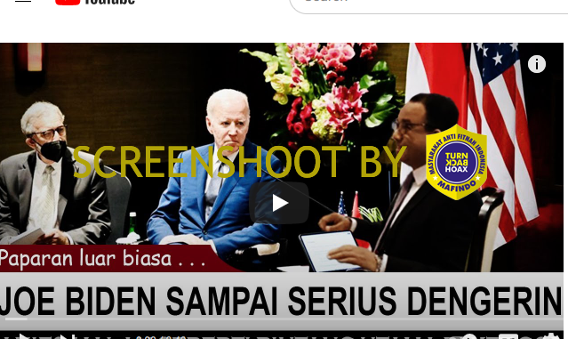 [HOAKS atau FAKTA]: Anies Bikin Joe Biden Terpukau