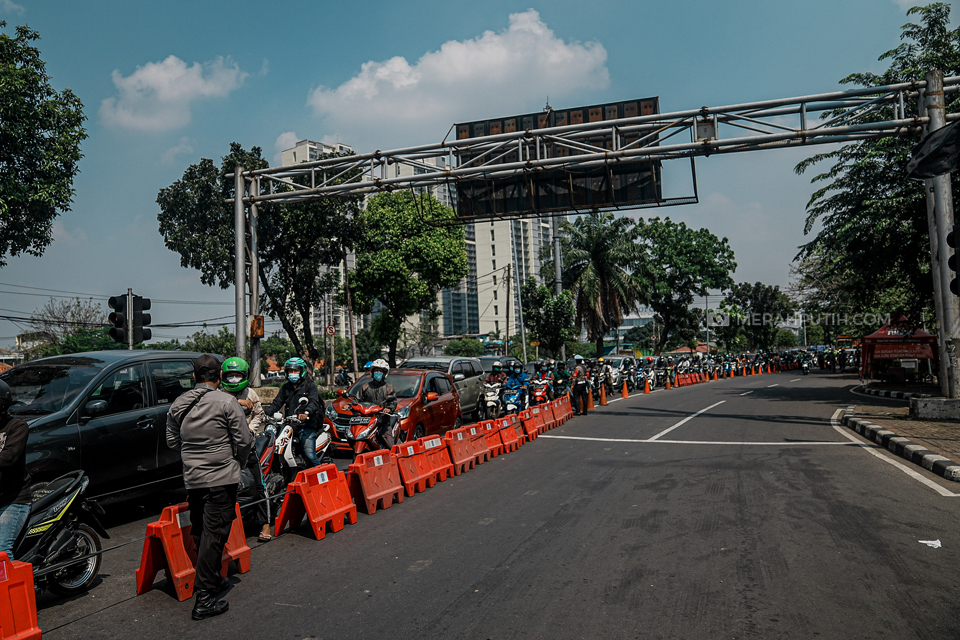 Jalanan di Jakarta.  (Foto MP/Rizki Fitrianto