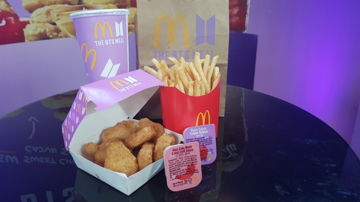  BTS Meals tidak bisa dikonsumsi langsung di gerai McD (Foto: Istimewa)